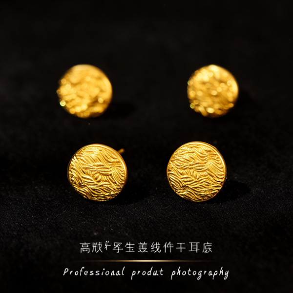 黄金耳线图片大全价格